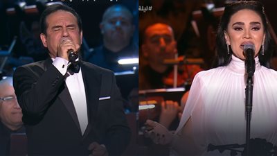 بأغنية اشكي لمين وغدًا ألقاك.. تفاعل الجمهور مع مي فاروق ومحمد ثروت في حفل ليلة عبد الوهاب بموسم الرياض