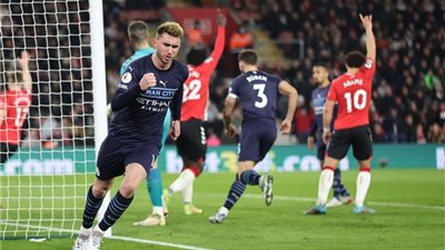 التشكيل الرسمي لمباراة مانشستر سيتي وساوثهامبتون بالدوري الإنجليزي.. السماوي يطمح لخطف الصدارة