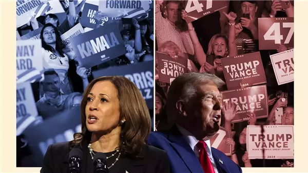 ترامب وهاريس