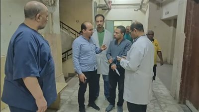 رئيس صحة القاهرة يتابع تنفيذ ملاحظاته بمستشفى حلوان العام بعد شهر من زيارته الأولى