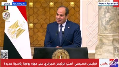 الرئيس السيسي: نقدر المعاملة الطيبة للشركات المصرية في الجزائر