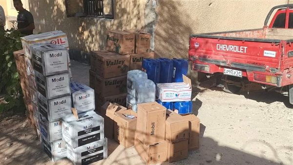 جانب من المضبوطات