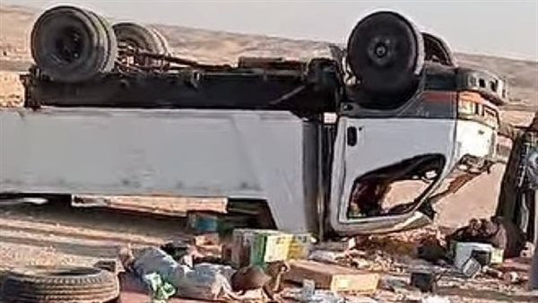 انقلاب سيارة نقل