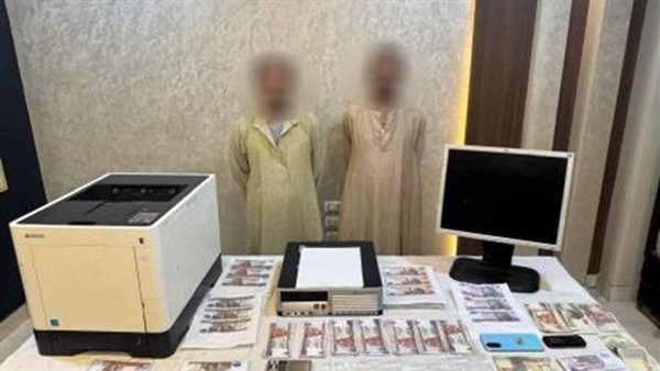 المتهمين والمضبوطات