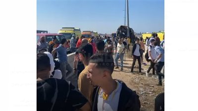 إصابة 39 شخصا في حادث تصادم أتوبيس نقل عام بالطريق الدولي بالإسكندرية