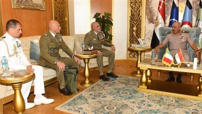 تعزيز آفاق التعاون العسكري.. رئيس أركان حرب القوات المسلحة يلتقي قائد القوات البرية الإيطالية