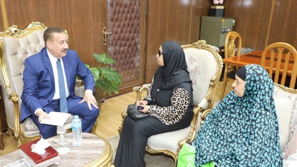 محافظ المنوفية يستقبل