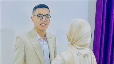 عبد الرازق الشهاوي أصغر قارئ بإذاعة القرآن يحتفل بخطوبته