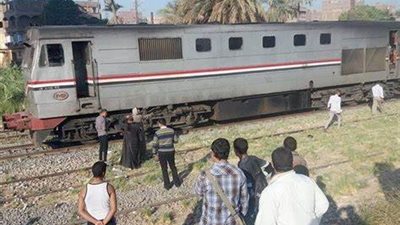 مصرع طالب أسفل عجلات القطار في المنيا