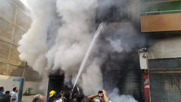 جانب من الحريق 