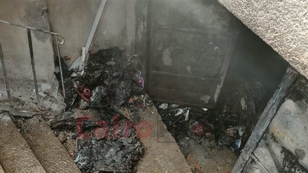 جانب من الحريق 