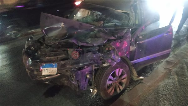 حادث تصادم سيارتين