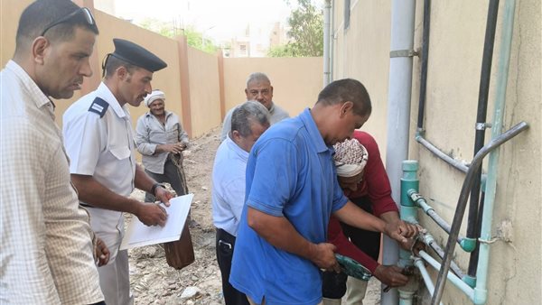 وصلات المياه المخالفة