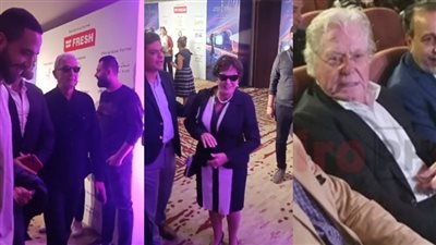 قبل عزاء شقيقه اليوم.. حسين فهمي يصل المؤتمر الصحفي لإعلان تفاصيل الدورة الـ45 من مهرجان القاهرة السينمائي