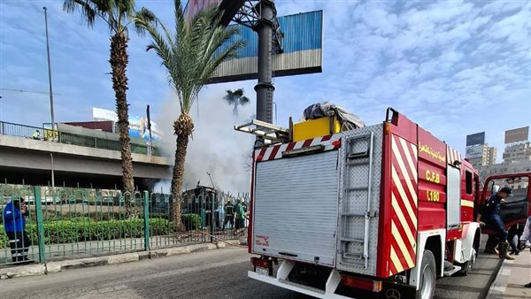 حريق بموقف عبدالمنعم