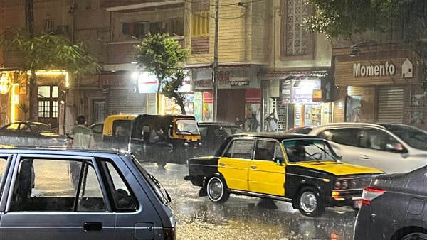 سقوط أمطار في الإسكندرية