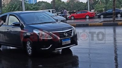 غيوم وسحب.. أمطار متفاوتة الشدة تضرب الجيزة | بث مباشر