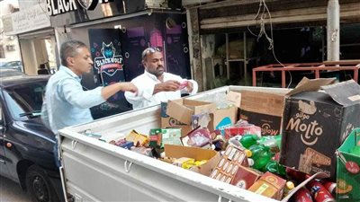 ضبط 250 كيلو سكر و390 كيس حلوى مجهولة المصدر ببورسعيد