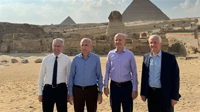 منطقة أهرامات الجيزة تستقبل وزير التعليم العالي التركي
