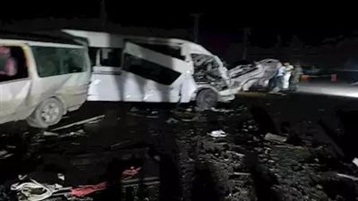 أسماء ضحايا حادث تصادم ميكروباصين في برج العرب بالإسكندرية