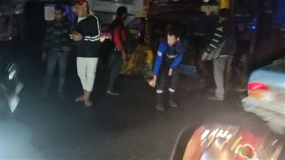 عودة الحركة المرورية لطبيعتها عقب رفع آثار حادث تصادم أتوبيس بسيارتين في شبرا الخيمة