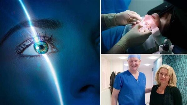 أول عملية عيون جراحية