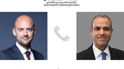 وزير الخارجية يبحث مع نظيره الفرنسي جهود وقف إطلاق النار في غزة