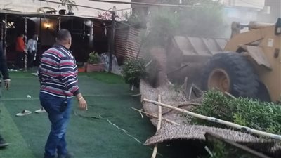 حملة مكبرة لإزالة الإشغالات بالحصري والحي الثاني بـ 6 أكتوبر