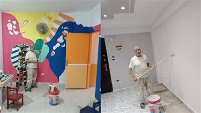 نقاش بالإسكندرية يستغيث لقلة العمل: بقالي 40 سنة في النقاشة وده مصدر دخلي الوحيد