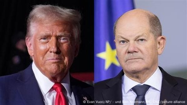 ترامب وأولاف شولتس