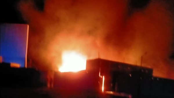 حريق بمصنع قطن بأسيوط