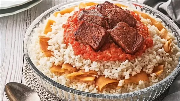 طريقة عمل فتة باللحمة