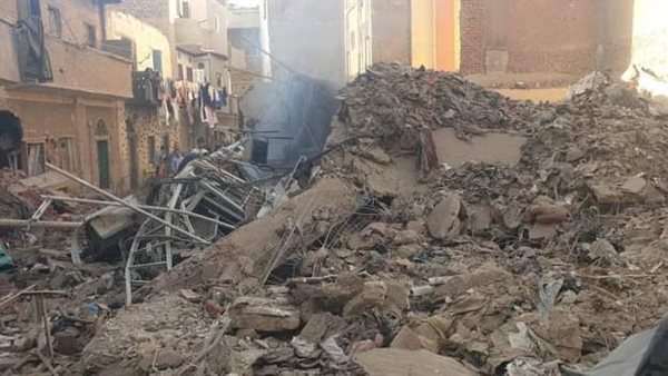 انهيار سنترال بأسيوط