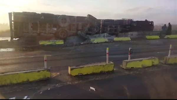 انقلاب سيارة نقل