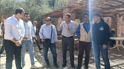 لجنة من الآثار تعاين مشروع التجلي الأعظم بسانت كاترين | صور 