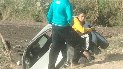 إصابة 4 أشخاص في انقلاب ملاكي بترعة على طريق معجون الزراعي بالفيوم