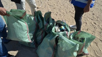 بمشاركة 40 فردًا.. حملة شبابية تطوعية لتنظيف 4 شواطئ في الإسكندرية