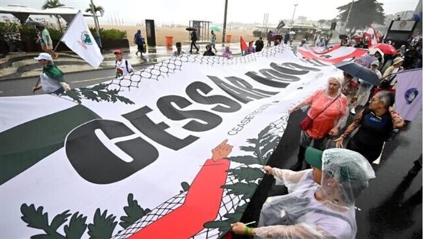 مظاهرات داعمة لغزة