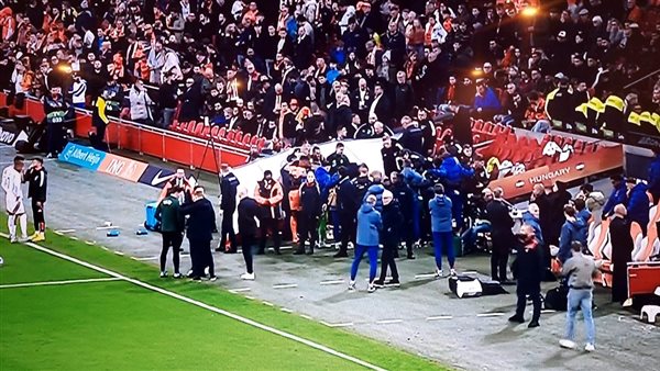 توقف مباراة هولندا