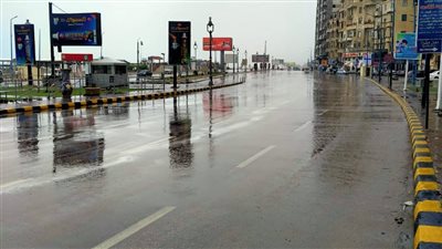 استمرار تساقط أمطار متوسطة إلى غزيرة على الإسكندرية في ثالث أيام نوة المكنسة 