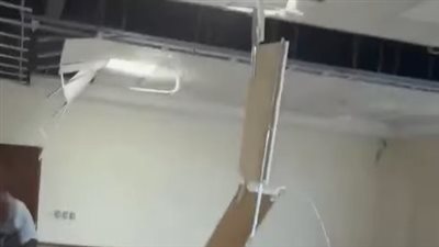 بسبب الأمطار.. انهيار جزء من سقف قاعة محاضرات في كلية الطب بجامعة الإسكندرية الأهلية| بث مباشر