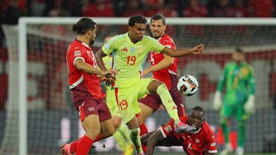 التشكيل الرسمي لمباراة إسبانيا وسويسرا في دوري الأمم الأوروبية