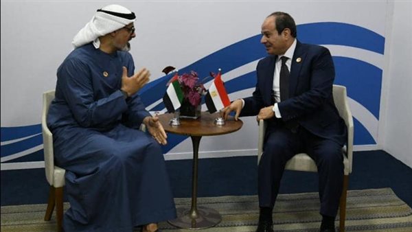 السيسي وولي عهد أبو