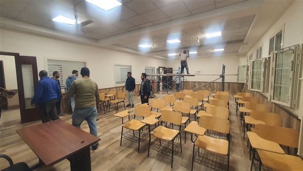 انتهاء أعمال الصيانة