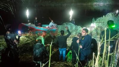 تفاصيل مصرع 4 أشخاص وإصابة 7 آخرين في انقلاب سيارتين بترعة الإبراهيمية بالمنيا| صور