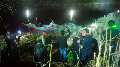 مصرع وإصابة 11 شخصًا في انقلاب سيارتين بترعة الإبراهيمية بالمنيا | بث مباشر