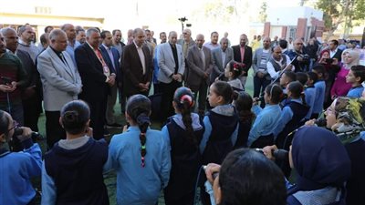 محافظ المنيا يفتتح مدرسة وحدة نواي الابتدائية بملوي 