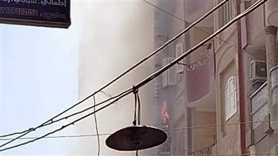 السيطرة على حريق مطعم في مركز الواسطى ببني سويف