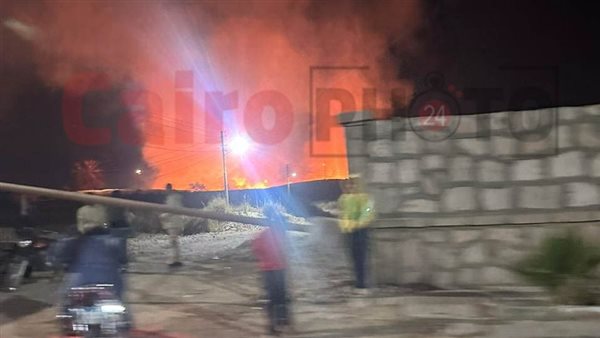  حريق بمحيط معبد