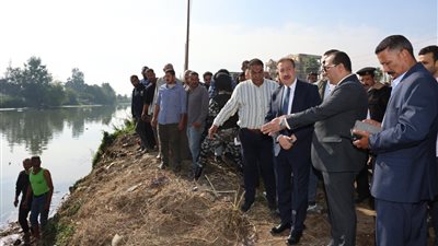 محافظ المنوفية: رفع أكثر من 15 ألف طن من مخلفات الترع والمجاري المائية خلال شهر